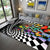 3D Vortex Illusion Carpet Entrance Door Floor Mat Abstract Geometric Optical Doormat