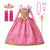 Disney Rapunzel Princess Dress for Children Birthday Carnival Halloween Party