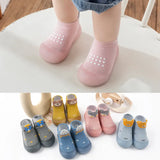 Chaussures antidérapantes à semelle en caoutchouc souple pour enfants