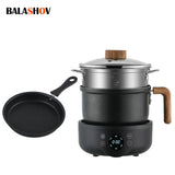Multifunction Electric Cookers 110V/220V Kitchen Frying Pan Steamer Non-stick Pan