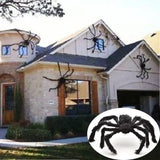 Grande araignée en peluche pour Halloween, accessoires de décoration d'horreur pour fête