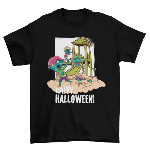 Halloween playground t-shirt
