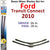 Beam Wiper Blades for 2010 Ford Transit Connect (Set of 2)