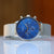 Men's Architect Motivator In Blue With Silver Mesh Strap - Modern Font