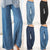 Women Pants Casual Denim Wide Leg Jeans