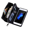 Zipper Leather Cover Multi-function Mobile Phone