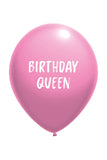 BIRTHDAY QUEEN balloon