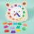 Wooden Clock Bear Puzzle Toy for Children Learning Games
