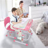 70CM Lifting Table Can Tilt Children Learning Table And Chair Pink