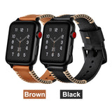 Processus de couture Bracelet Apple Watch en cuir