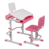 70CM Lifting Table Can Tilt Children Learning Table And Chair Pink