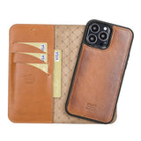 Apple iPhone 13 Series Detachable Leather Wallet Case - MW