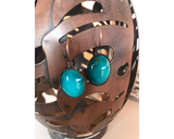 Boucles d'oreilles crochet de peinture à la main - Boucles d'oreilles multicolores - Ensemble de bijoux faits à la main
