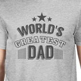 World's Greatest Dad T-shirt graphique en coton pour homme