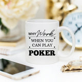 Tasse de poker, cadeaux de joueur de poker professionnel, poker