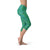 Womens Green Mermaid Capri Leggings