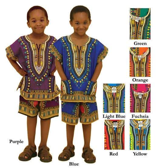 Children Suit / Dashiki African Clothing
