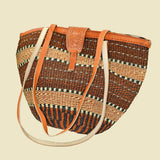 Sac à bandoulière africain traditionnel Kikuyu tissé à la main