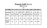 Black Grey Squares Mens Slim Fit French Cuff Dress Shirts with