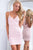 Dress with a zip at the back light pink ZZ314