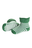 MADIS green cotton baby socks