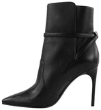 Off-White Black Leather Di Calfskin Ankle Boot