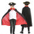 Halloween Pirate Cape Hats 3-Piece Sets Ghost Festival Cosplay