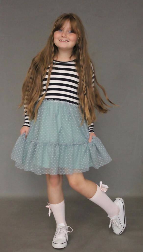 Girl tulle skirt dress 3/7 years old