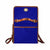 Uniquely You Canvas Handbag - Dark Blue Waterproof Bag /Brown