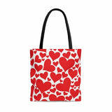 Canvas  Valentine Day Tote Bag